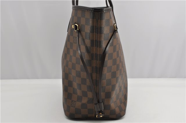 Authentic Louis Vuitton Damier Neverfull MM Shoulder Tote Bag N51105 LV 1327F