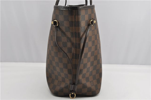 Authentic Louis Vuitton Damier Neverfull MM Shoulder Tote Bag N51105 LV 1327F