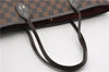 Authentic Louis Vuitton Damier Neverfull MM Shoulder Tote Bag N51105 LV 1327F