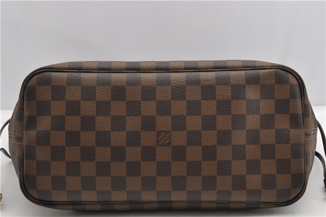 Authentic Louis Vuitton Damier Neverfull MM Shoulder Tote Bag N51105 LV 1327F