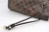 Authentic Louis Vuitton Damier Neverfull MM Shoulder Tote Bag N51105 LV 1327F