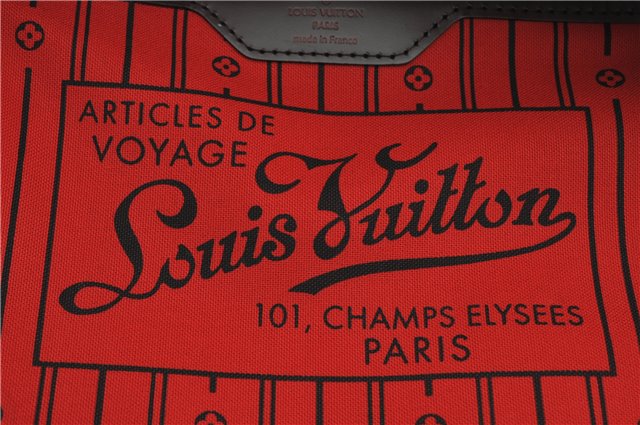 Authentic Louis Vuitton Damier Neverfull MM Shoulder Tote Bag N51105 LV 1327F