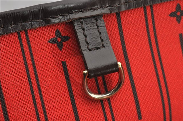 Authentic Louis Vuitton Damier Neverfull MM Shoulder Tote Bag N51105 LV 1327F