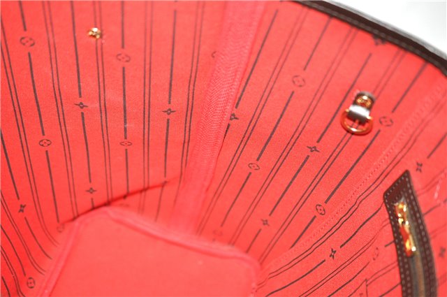 Authentic Louis Vuitton Damier Neverfull MM Shoulder Tote Bag N51105 LV 1327F