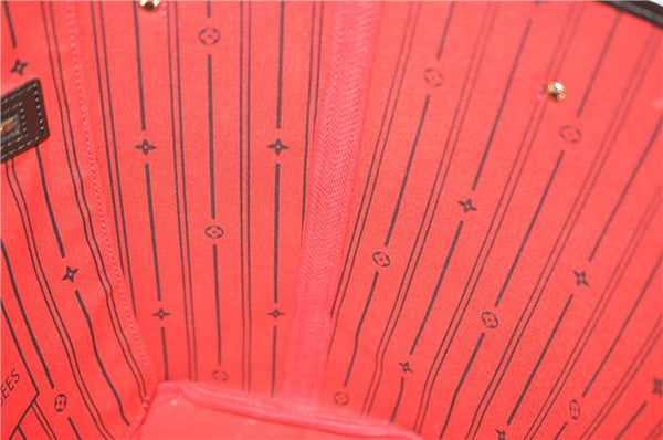 Authentic Louis Vuitton Damier Neverfull MM Shoulder Tote Bag N51105 LV 1327F