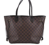 Authentic Louis Vuitton Damier Neverfull MM Shoulder Tote Bag N51105 LV 1329F