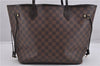 Authentic Louis Vuitton Damier Neverfull MM Shoulder Tote Bag N51105 LV 1329F