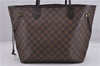 Authentic Louis Vuitton Damier Neverfull MM Shoulder Tote Bag N51105 LV 1329F