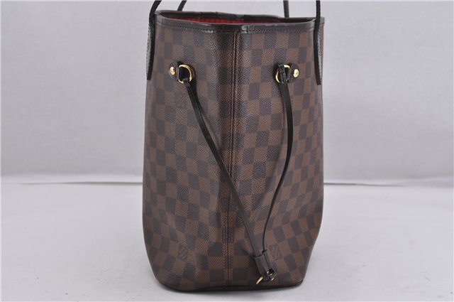 Authentic Louis Vuitton Damier Neverfull MM Shoulder Tote Bag N51105 LV 1329F
