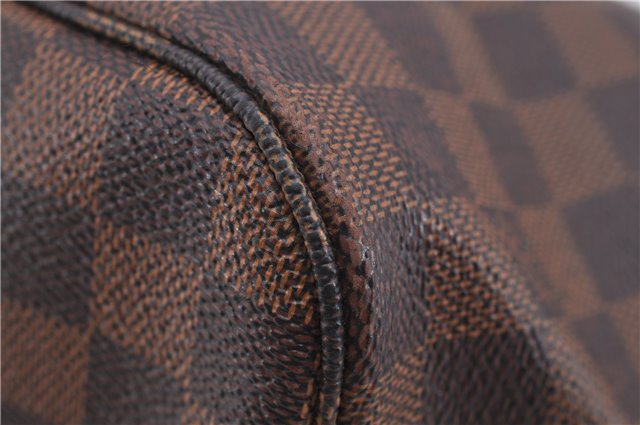 Authentic Louis Vuitton Damier Neverfull MM Shoulder Tote Bag N51105 LV 1329F