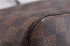 Authentic Louis Vuitton Damier Neverfull MM Shoulder Tote Bag N51105 LV 1329F