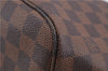 Authentic Louis Vuitton Damier Neverfull MM Shoulder Tote Bag N51105 LV 1329F