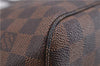 Authentic Louis Vuitton Damier Neverfull MM Shoulder Tote Bag N51105 LV 1329F