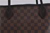 Authentic Louis Vuitton Damier Neverfull MM Shoulder Tote Bag N51105 LV 1329F