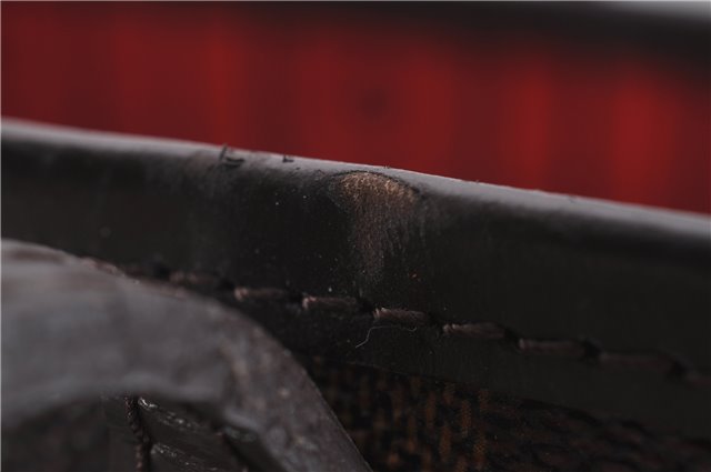 Authentic Louis Vuitton Damier Neverfull MM Shoulder Tote Bag N51105 LV 1329F