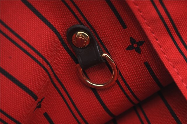 Authentic Louis Vuitton Damier Neverfull MM Shoulder Tote Bag N51105 LV 1329F