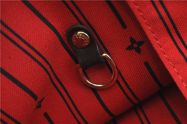 Authentic Louis Vuitton Damier Neverfull MM Shoulder Tote Bag N51105 LV 1329F