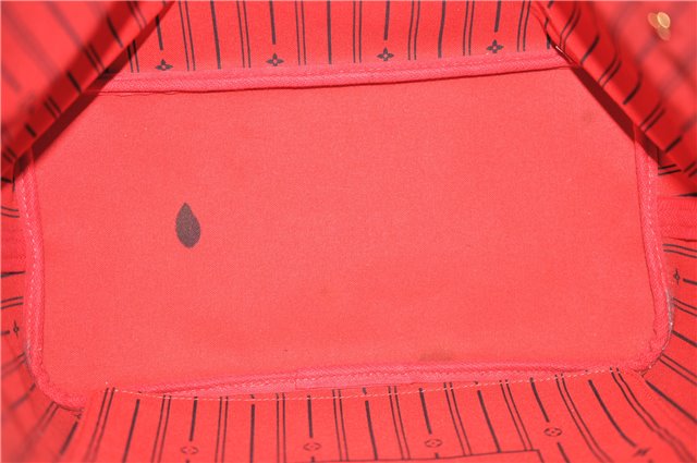 Authentic Louis Vuitton Damier Neverfull MM Shoulder Tote Bag N51105 LV 1329F