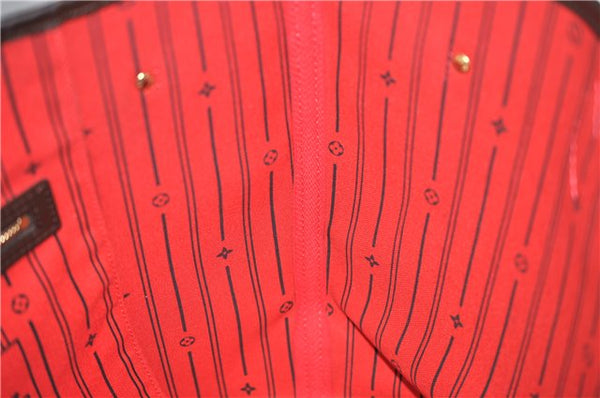 Authentic Louis Vuitton Damier Neverfull MM Shoulder Tote Bag N51105 LV 1329F