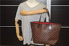 Authentic Louis Vuitton Damier Neverfull MM Shoulder Tote Bag N51105 LV 1329F