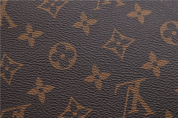 Authentic Louis Vuitton Monogram Neverfull MM Tote Bag Fuchsia M40996 Pink 1335F