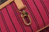 Authentic Louis Vuitton Monogram Neverfull MM Tote Bag Fuchsia M40996 Pink 1335F