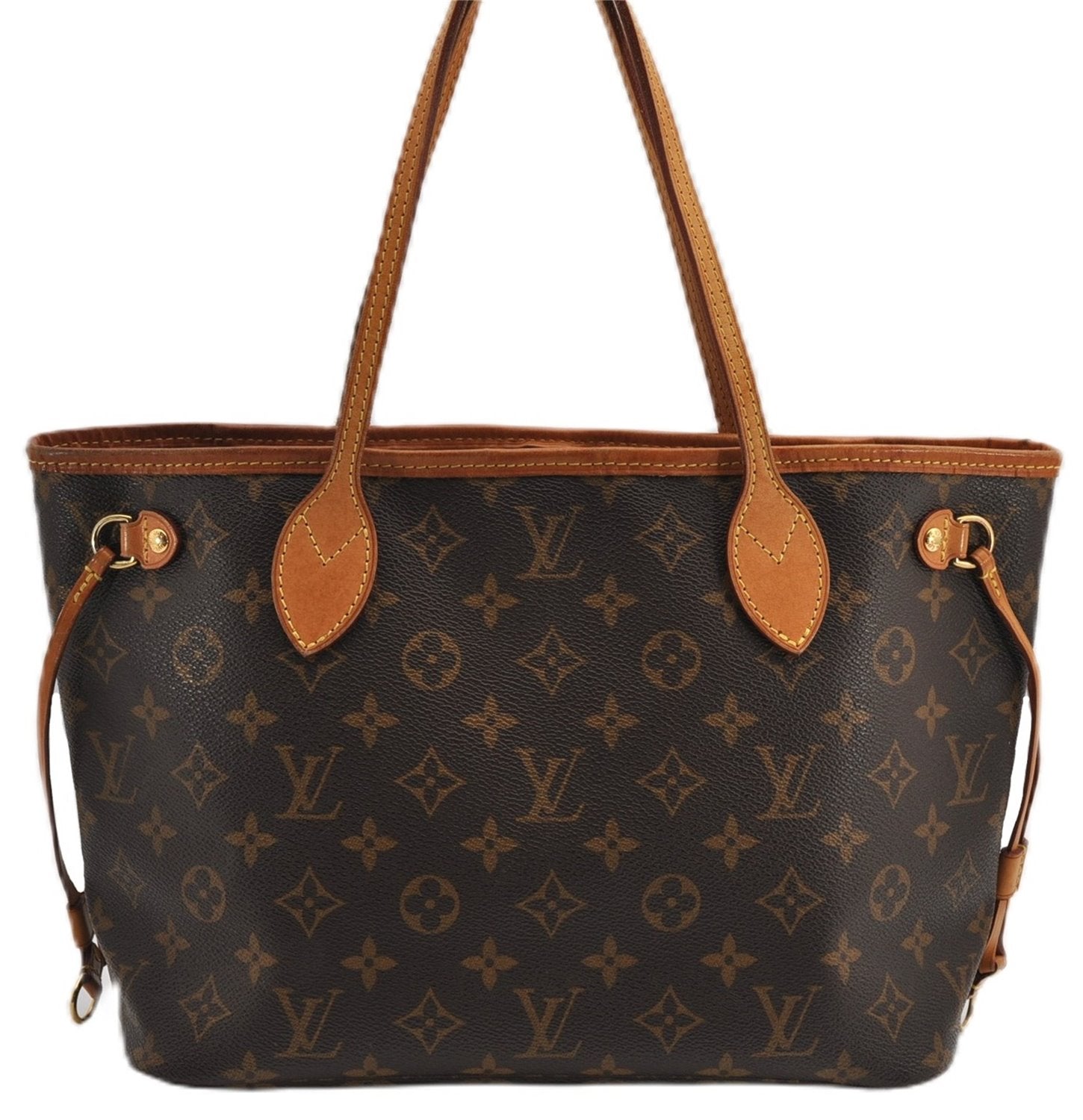 Authentic Louis Vuitton Monogram Neverfull PM Tote Bag Pink M41245 LV 1336F