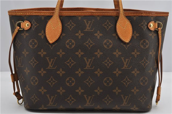 Authentic Louis Vuitton Monogram Neverfull PM Tote Bag Pink M41245 LV 1336F