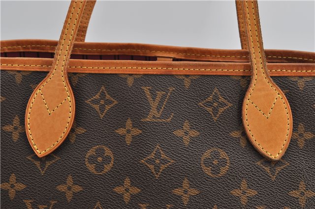 Authentic Louis Vuitton Monogram Neverfull PM Tote Bag Pink M41245 LV 1336F
