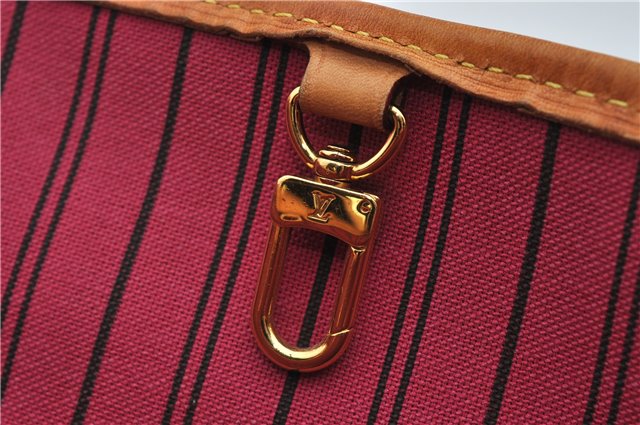 Authentic Louis Vuitton Monogram Neverfull PM Tote Bag Pink M41245 LV 1336F