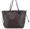Authentic Louis Vuitton Damier Neverfull MM Shoulder Tote Bag N51105 LV 1348F