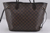 Authentic Louis Vuitton Damier Neverfull MM Shoulder Tote Bag N51105 LV 1348F