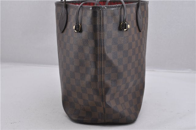 Authentic Louis Vuitton Damier Neverfull MM Shoulder Tote Bag N51105 LV 1348F