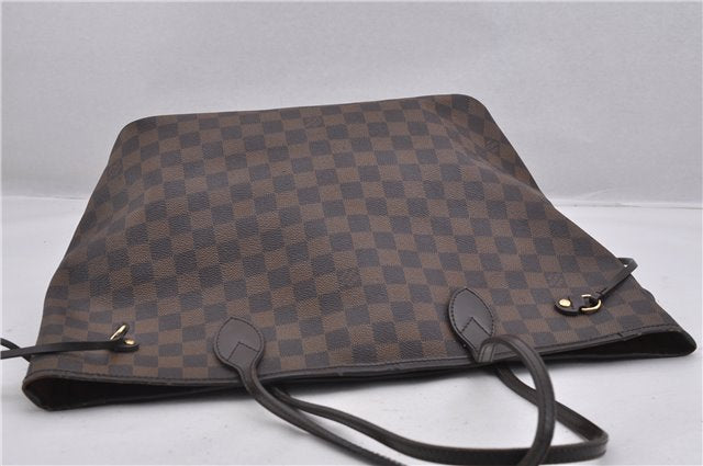 Authentic Louis Vuitton Damier Neverfull MM Shoulder Tote Bag N51105 LV 1348F