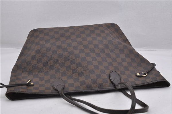 Authentic Louis Vuitton Damier Neverfull MM Shoulder Tote Bag N51105 LV 1348F