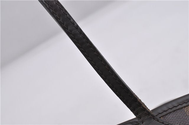 Authentic Louis Vuitton Damier Neverfull MM Shoulder Tote Bag N51105 LV 1348F