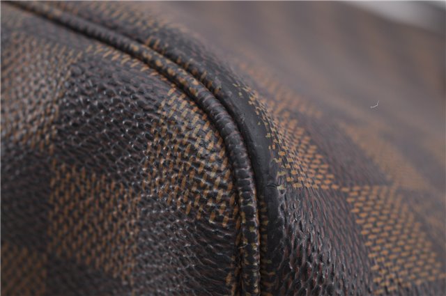 Authentic Louis Vuitton Damier Neverfull MM Shoulder Tote Bag N51105 LV 1348F