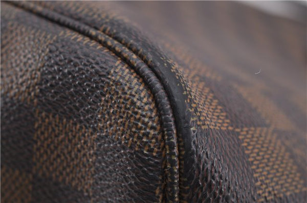 Authentic Louis Vuitton Damier Neverfull MM Shoulder Tote Bag N51105 LV 1348F