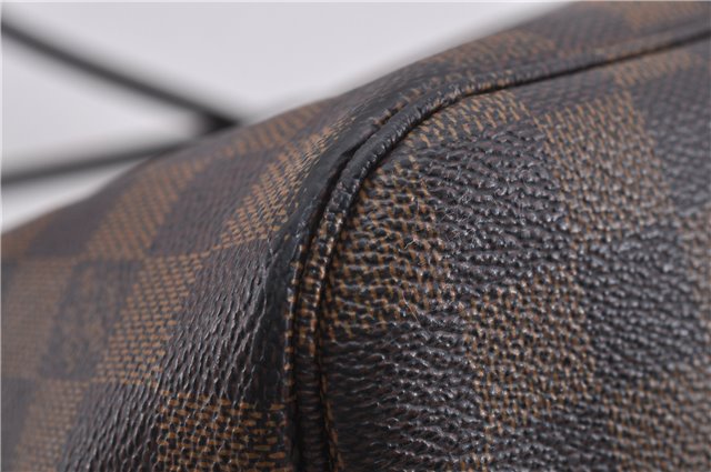 Authentic Louis Vuitton Damier Neverfull MM Shoulder Tote Bag N51105 LV 1348F