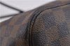 Authentic Louis Vuitton Damier Neverfull MM Shoulder Tote Bag N51105 LV 1348F