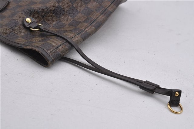 Authentic Louis Vuitton Damier Neverfull MM Shoulder Tote Bag N51105 LV 1348F