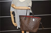 Authentic Louis Vuitton Damier Neverfull MM Shoulder Tote Bag N51105 LV 1348F
