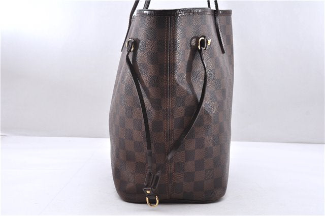 Authentic Louis Vuitton Damier Neverfull MM Shoulder Tote Bag N51105 LV 1379E