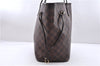 Authentic Louis Vuitton Damier Neverfull MM Shoulder Tote Bag N51105 LV 1379E