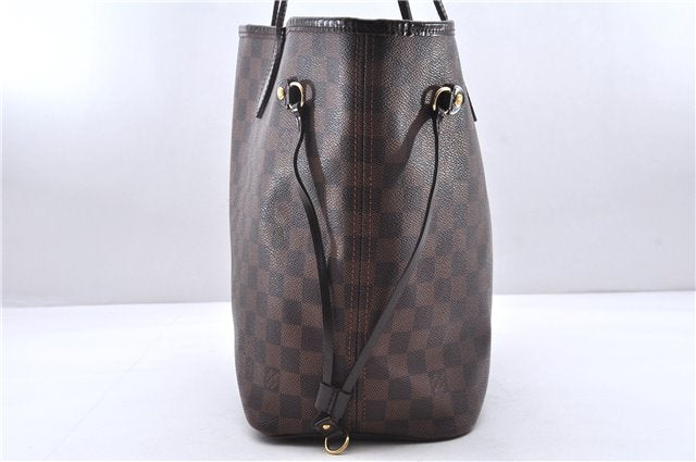 Authentic Louis Vuitton Damier Neverfull MM Shoulder Tote Bag N51105 LV 1379E