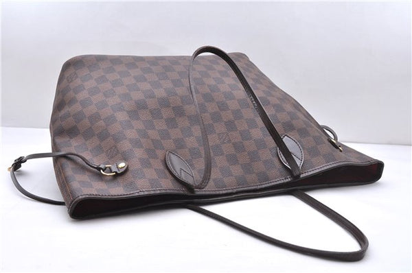 Authentic Louis Vuitton Damier Neverfull MM Shoulder Tote Bag N51105 LV 1379E