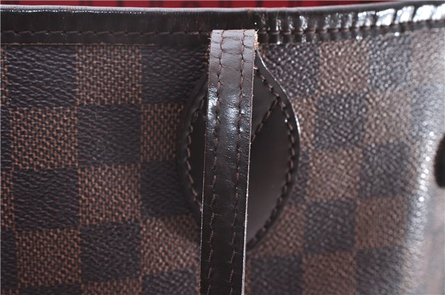 Authentic Louis Vuitton Damier Neverfull MM Shoulder Tote Bag N51105 LV 1379E