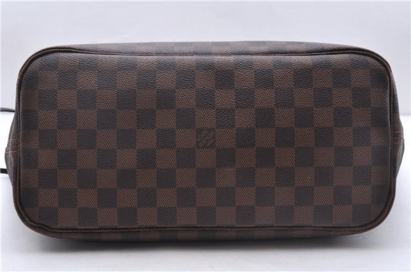 Authentic Louis Vuitton Damier Neverfull MM Shoulder Tote Bag N51105 LV 1379E