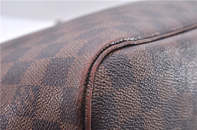 Authentic Louis Vuitton Damier Neverfull MM Shoulder Tote Bag N51105 LV 1379E