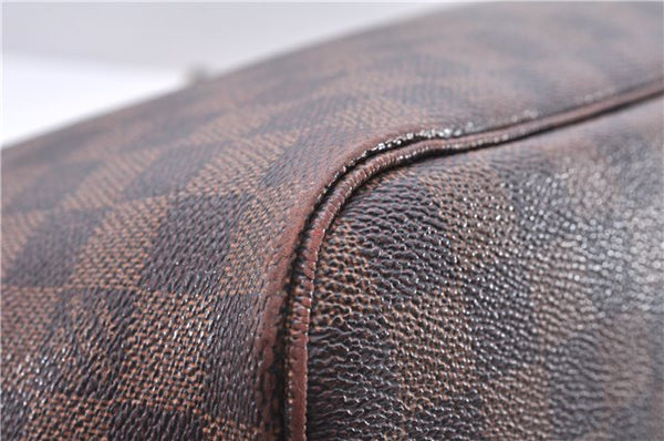 Authentic Louis Vuitton Damier Neverfull MM Shoulder Tote Bag N51105 LV 1379E